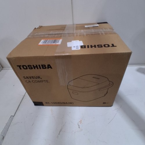 TOSHIBA RICE COOKER 5.5 CUP UNCOOKED - LED DISPLAY, 15 COOKING FUNCTIONS, 3D HEATING TECHNOLOGY, 24-HR DELAY TIMER, AUTO KEEP WARM, NONSTICK INNER POT - WHITE (MODEL: RC-10DRUNA) image 9