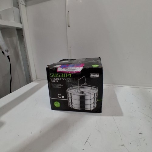KITCHEN EXPERTS 3-LAYER STEAM BASKET - SUS304 STAINLESS STEEL image 3