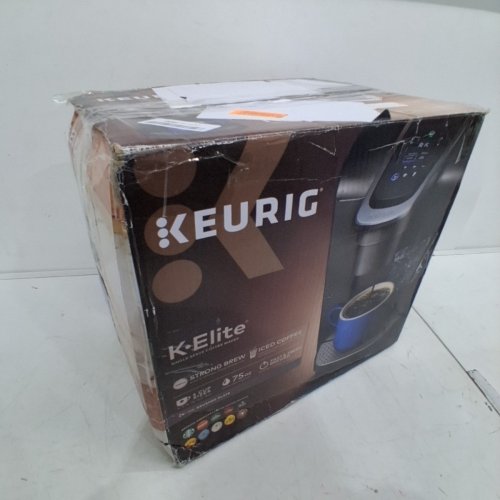 KEURIG K-ELITE SINGLE SERVE K-CUP COFFEE MAKER WITH ICED BREW FUNCTION - 75OZ. RESERVOIR - BRUSHED SLATE - (MODEL: K90) image 6