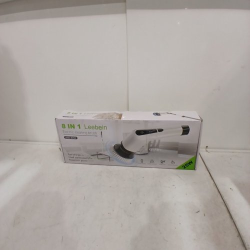7-IN-1 ELECTRIC SPIN SCRUBBER WITH SEVEN REPLACEABLE BRUSH HEADS - BLACK (MODEL: ANS-8050) image 5