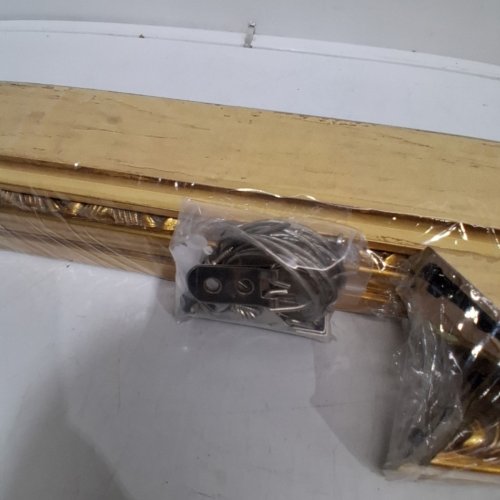 FOLKOR WOOD ANTIQUE ORNATE PICTURE FRAME - 24" X 36" - GOLD image 3