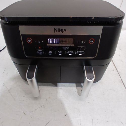 NINJA FOODI 5-IN-1 6QT 2-BASKET AIR FRYER WITH DUAL ZONE TECHNOLOGY - BLACK (MODEL: DZ090C) image 2