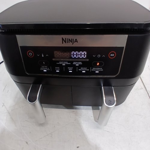NINJA FOODI 5-IN-1 6QT 2-BASKET AIR FRYER WITH DUAL ZONE TECHNOLOGY - BLACK (MODEL: DZ090C) image 3