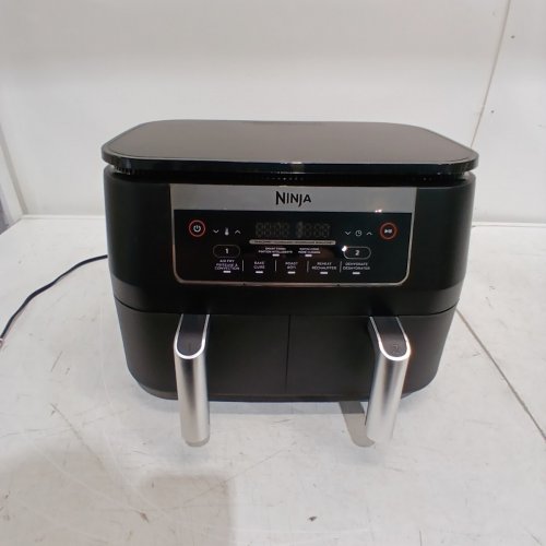 NINJA FOODI 5-IN-1 6QT 2-BASKET AIR FRYER WITH DUAL ZONE TECHNOLOGY - BLACK (MODEL: DZ090C) image 5