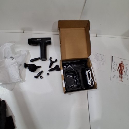 GVBER DEEP TISSUE HANDHELD MASSAGE GUN - 6 ATTACHMENT HEADS - 30 SPEED - BLACK (MODEL: X6) image 4