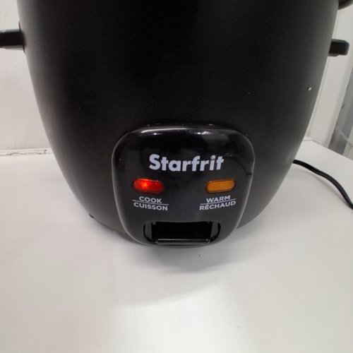 STARFRIT ELECTRIC RICE COOKER - 20 CUP - BLACK (MODEL: 024738) image 2