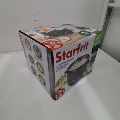 STARFRIT ELECTRIC RICE COOKER - 20 CUP - BLACK (MODEL: 024738) image 6