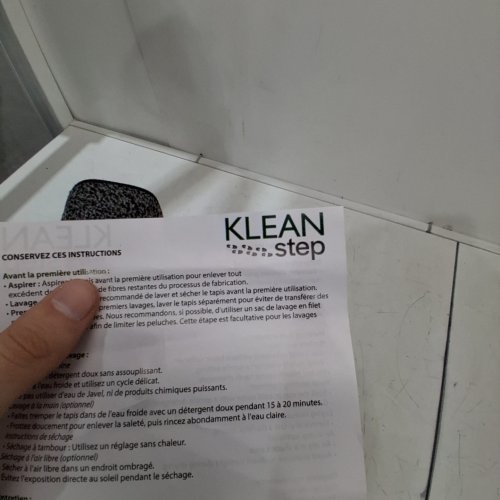 KLEAN STEP ALL SEASON MUD MAT RUNNER - 2FT X 5FT - BLACK / GREY image 2