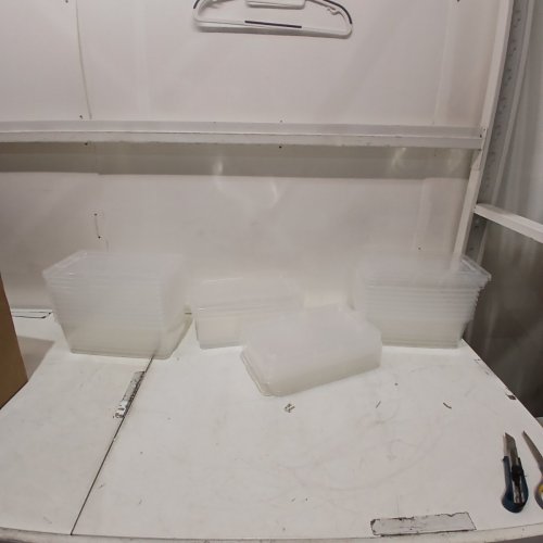 20PK IRIS USA PLASTIC STORAGE CONTAINER BIN WITH LID - 5.6L - CLEAR - (MODEL: CNL-5) image 2