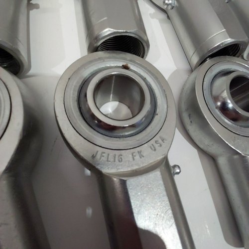 10 FK LEFT HAND THREAD HEIM JOINTS ROD END BEARINGS - SILVER (STYLE: JFL16) image 4