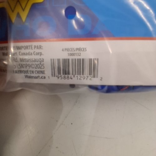 4PC RUBIES WONDER WOMAN COSTUME - MEDIUM 8/10 - RED BLUE GOLD (STYLE: WONDER WOMAN) image 2