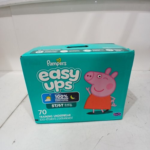 70PK PAMPERS TODDLER TRAINING UNDERWEAR EASY UPS DIAPERS TRAINING PANTS - SIZE 5T/6T - PEPPA PIG image 2