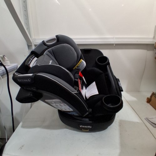 EVENFLO REVOLVING CONVERTIBLE CAR SEAT - 4-120 LBS - BLACK AND GRAY (MODEL: CS360112405C) image 5
