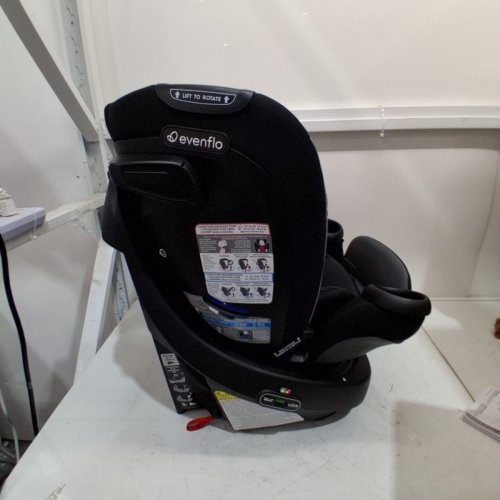 EVENFLO REVOLVING CONVERTIBLE CAR SEAT - 4-120 LBS - BLACK AND GRAY (MODEL: CS360112405C) image 6