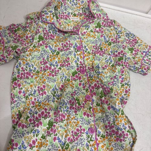 WOMEN'S BEDHEAD PJS PAJAMA TOP - EXTRA SMALL - PINK/GREEN FLORAL PATTERN (STYLE: 1984930) image 2
