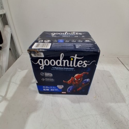 44PK GOODNITES BOYS' DISPOSABLE NIGHTTIME UNDERWEAR - S/M - SPIDERMAN image 2