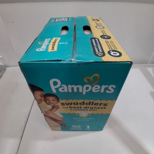 160PK PAMPERS SWADDLERS DIAPERS - SIZE 1 image 2