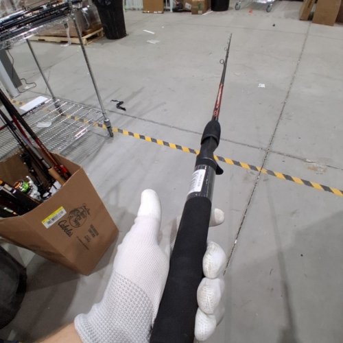 BPS QUICK DRAW SPINCAST ROD ONLY - 6FT MEDIUM - RED (MODEL: QSSC1060MC-2) image 2