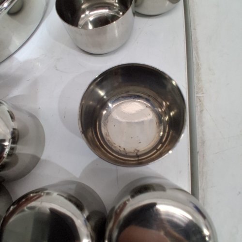 10PC VERKA STAINLESS STEEL SPICE BOX - SILVER image 5