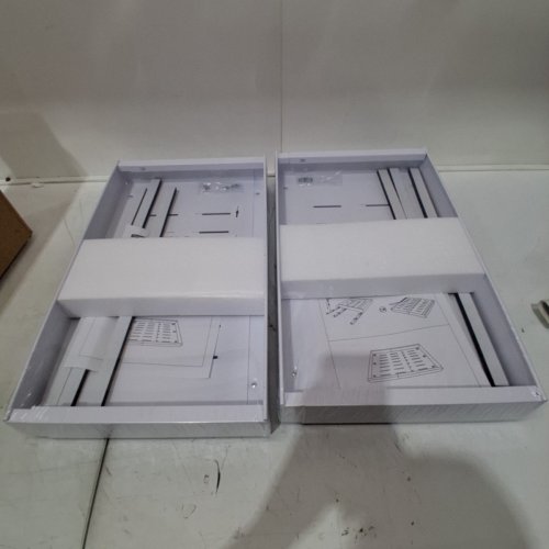2PK EXPANDABLE SLIDE-OUT DRAWER - 12.5"-21" - WHITE image 2