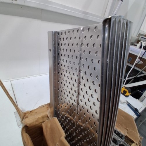 52PC ALUMINUM LEAF FILTER GUTTER COVER GUARDS - 5"X 208FT - STAINLESS STEEL (MODEL: 5IN-208) image 3