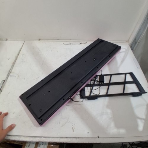 24HOCL BEGINNERS 61-KEY ELECTRONIC KEYBOARD PIANO WITH MUSIC STAND - PINK/BLACK (MODEL:BD-613) image 4