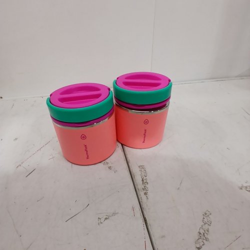 2PK THERMOFLASK INSULATED FOOD JARS - 20 OZ - PINK (MODEL: 1759351) image 3
