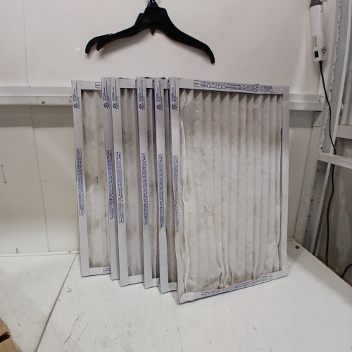 6PK AEROSTAR PLEATED AIR FILTER - MERV 8 - 16" X 25" X 1" - WHITE (MODEL: P25S.011625-6) image 3