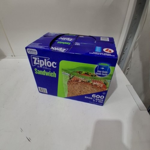4 (150PK) ZIPLOC GRIP'N SEAL SANDWICH BAGS WITH EASY OPEN TABS - 6.5" X 5.8 - CLEAR/GREEN (600 TOTAL) image 2