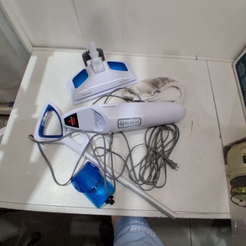 BISSELL POWERFRESH STEAM MOP - WHITE/BLUE (MODEL: 1940B) image 3