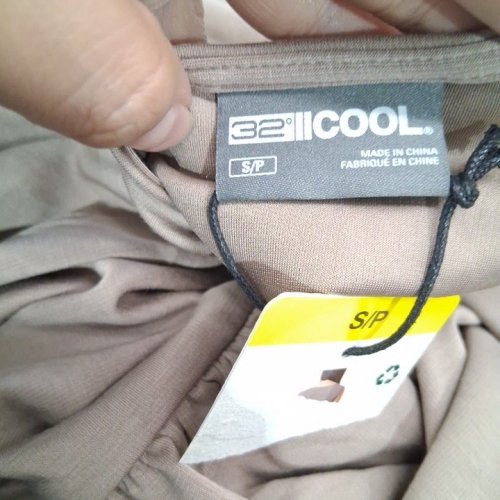 WOMEN'S 32 DEGREE COOL SLEEVELESS DRESS WITH POCKETS - SMALL - LIGHT BROWN - (STYLE: 2046289) image 2