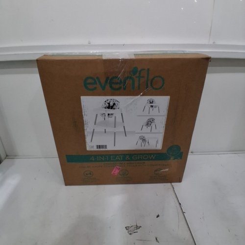 EVENFLO 4-IN-1 EAT & GROW CONVERTIBLE BABY HIGHCHAIR - POP STAR GREY image 4