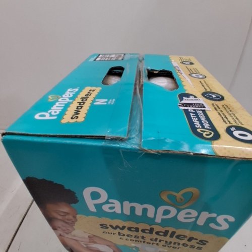 136PK PAMPERS SWADDLERS DIAPERS - NEWBORN SIZE image 3