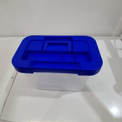 FELLOWES BANKERS BOX HEAVY DUTY PORTABLE PLASTIC FILE BOX LETTER SIZE (MODEL: 0086304) image 3