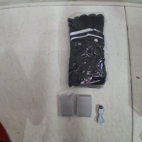 UNISEX RECHARGEABLE HEATED GLOVES - LARGE - BLACK image 2