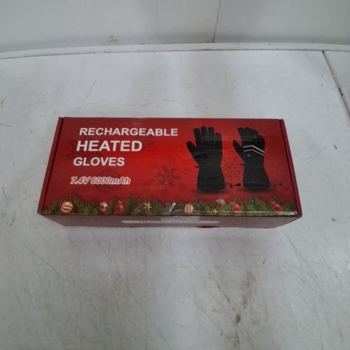 UNISEX RECHARGEABLE HEATED GLOVES - LARGE - BLACK image 4
