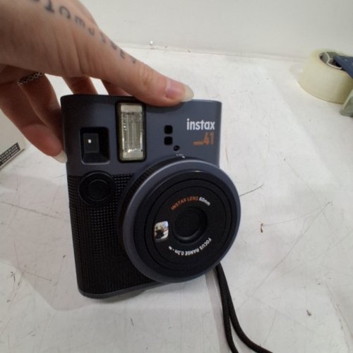 FUJIFILM INSTAX MINI 41 INSTANT CAMERA WITH EXPOSURE CONTROL AND AUTOMATIC FLASH, SELFIE AND CLOSE UP MODE - BLACK/GREY (MODEL: 16844434) image 5