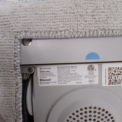 ECOVACS WINBOT MINI WINDOW CLEANING ROBOT - WHITE / GRAY (MODEL: WMIN) image 3