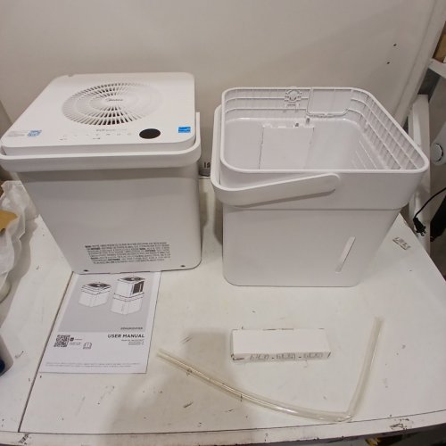MIDEA CUBE 50 PINT SMART WIFI DEHUMIDIFIER - 4,500 SQ. FT - WHITE (MODEL: MAD50S1QWT-A) image 3