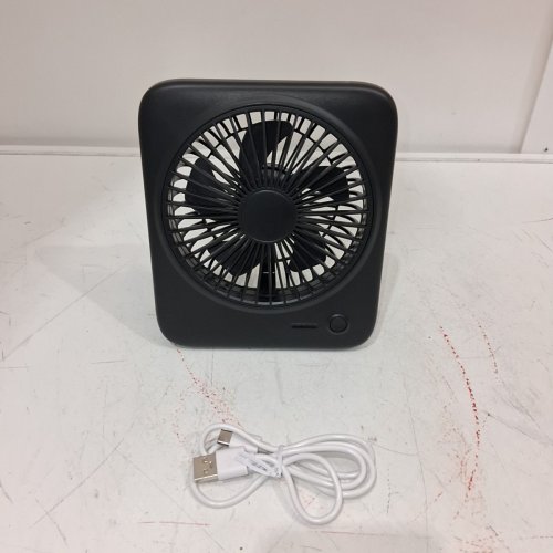 OTLONPE RECHARGEABLE PORTABLE DESK FAN - BLACK (MODEL:S-F16) image 3