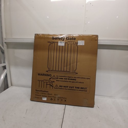 ALLAIBB METAL PRESSURE MOUNT EXTRA WIDE BABY GATE - 38" - 43" - BLACK (MODEL: W046) image 6