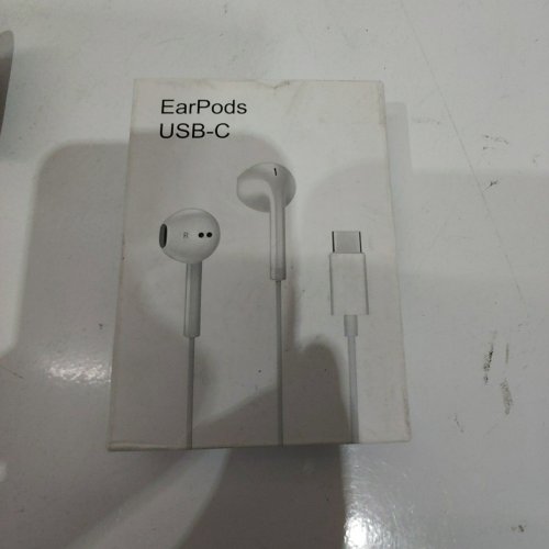 KURDENE USB-C WIRED EAR BUDS WITH MIC & VOLUME CONTROL - WHITE image 2