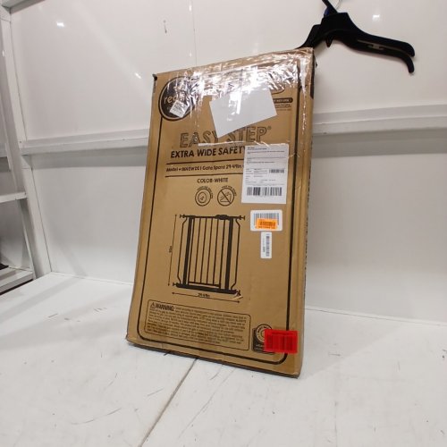 REGALO EASY STEP EXTRA WIDE BABY GATE - 30" X 29"-49" - WHITE (MODEL: 1164 EW DS) image 3