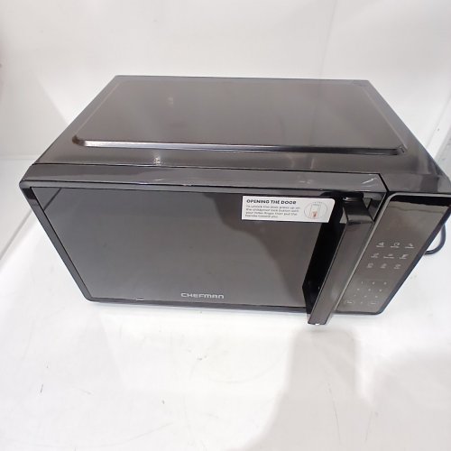 CHEFMAN COUNTERTOP MICROWAVE OVEN - 0.7 CU. FT - BLACK (MODEL: RJ55-7-V2-CA) image 2