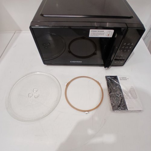 CHEFMAN COUNTERTOP MICROWAVE OVEN - 0.7 CU. FT - BLACK (MODEL: RJ55-7-V2-CA) image 6