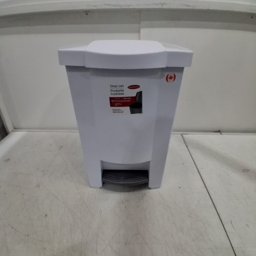 MISTRAL STEP-ON GARBAGE CAN - 5GAL - WHITE image 3