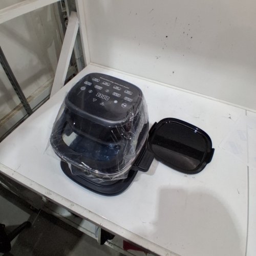 CUISINART CLEARVIEW GLASS AIR FRYER WITH GLASS BASKET - 4QT - BLACK (MODEL: AFC-4C) image 3