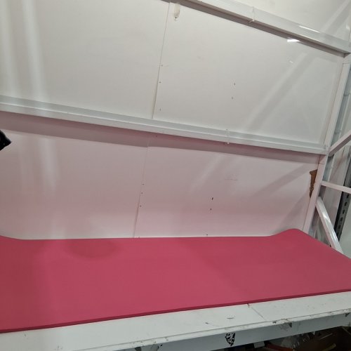 AMAZON BASICS EXTRA THICK YOGA MAT - 74" X 24" X 0.5" - PINK image 2