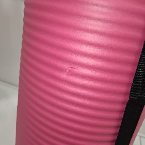 AMAZON BASICS EXTRA THICK YOGA MAT - 74" X 24" X 0.5" - PINK image 3