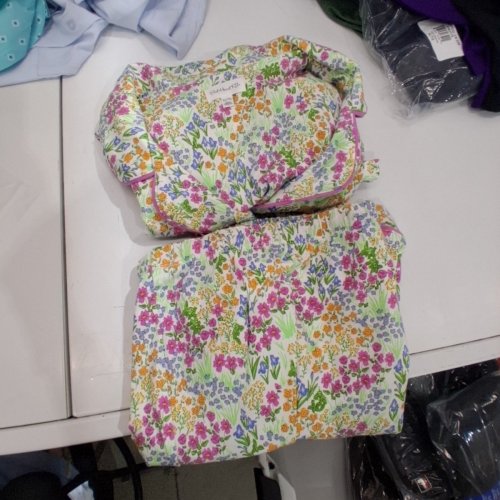 2PC WOMEN'S BEDHEAD PJS PAJAMA SET - EXTRA LARGE - PINK/GREEN FLORAL PATTERN (STYLE: 1984932) image 2